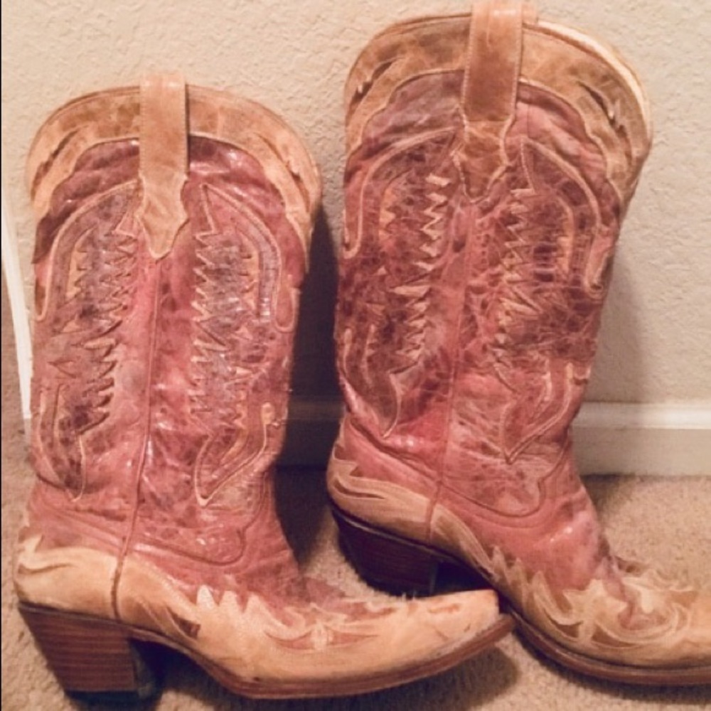 CORRAL Vintage Country Western Cowboy Boots W11